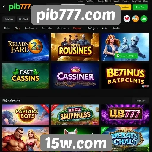 Comparativo de jogos oferecidos no pib777 com outros sites
